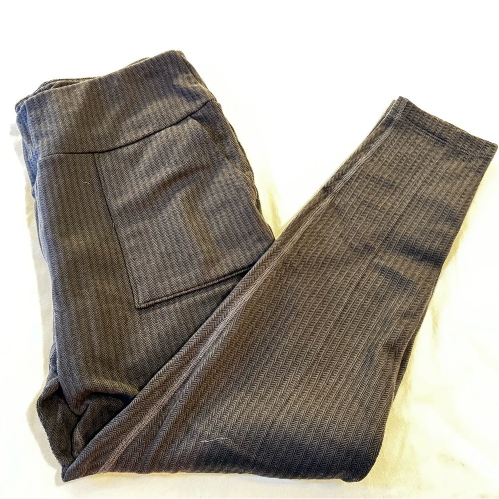 Straight fleece line leggings